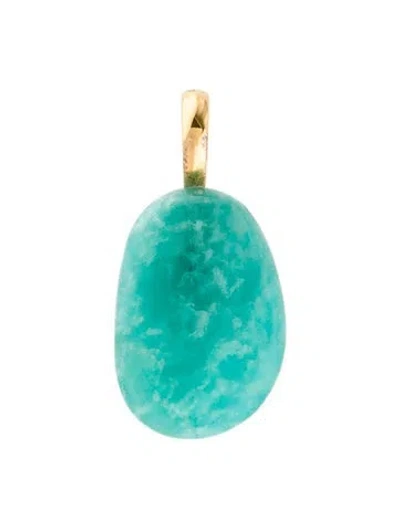Pre-owned Monica Vinader Amazonite Aria Pendant In Multi
