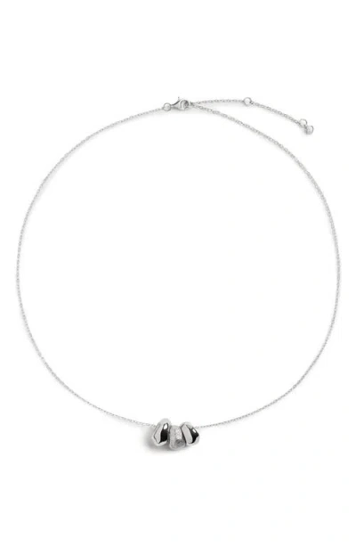 Monica Vinader Antica Chain Necklace In Silver