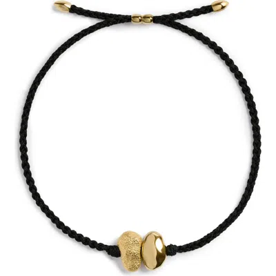 Monica Vinader Antica Cord Bracelet In Gold