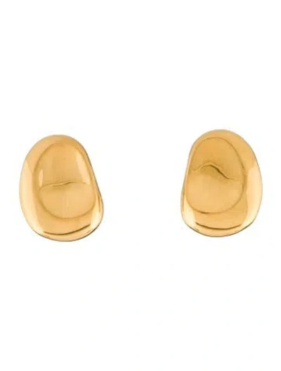 Pre-owned Monica Vinader Aria Bold Stud Earrings In Multi