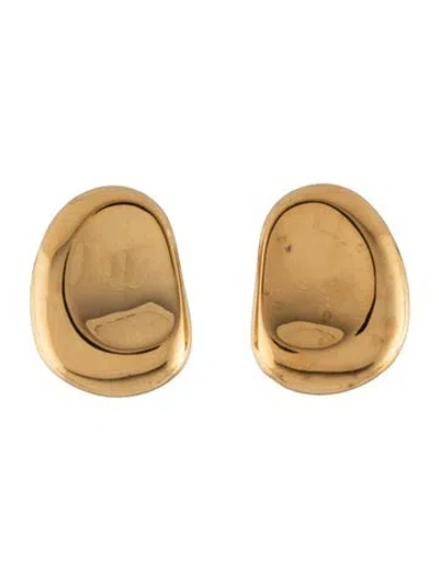 Pre-owned Monica Vinader Aria Bold Stud Earrings In Multicolor