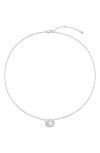 Monica Vinader Womens Silver Aria 18ct Yellow Gold Vermeil Necklac In Metallic