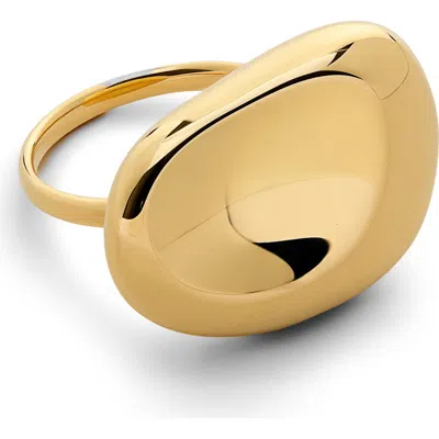 Monica Vinader Gold Aria Ring