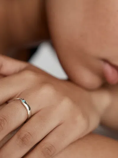 Monica Vinader Asymmetric-design Ring In Transparent