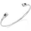 Monica Vinader Baja Deco Wrist Cuff In Neutral