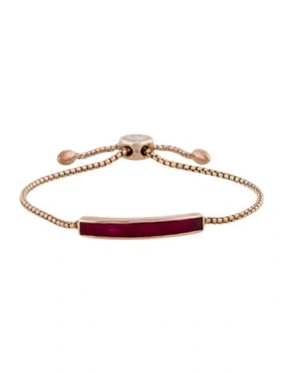 Pre-owned Monica Vinader Baja Station Bracelet In Multicolor