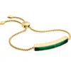 Monica Vinader Baja Stone Bracelet In Gold