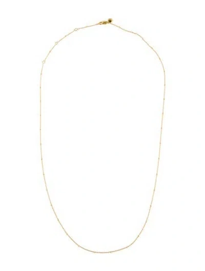 Pre-owned Monica Vinader Beaded Chain Necklace, 24" In Multi