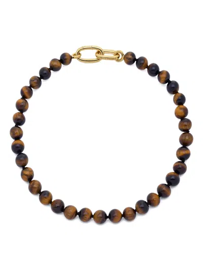 MONICA VINADER BEADED-GOLD NECKLACE