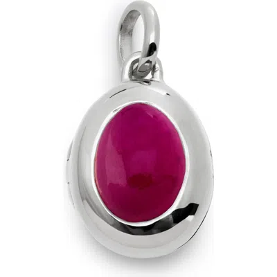 Monica Vinader Birthstone Locket Pendant In Multi