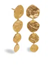 Monica Vinader Gold Capri Disc Cocktail Earrings In Gold