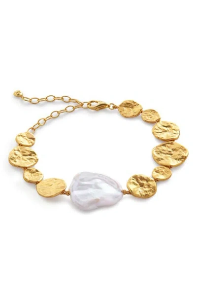 MONICA VINADER MONICA VINADER CAPRI KESHI PEARL BRACELET
