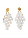 Monica Vinader Gold Capri Keshi Pearl Cocktail Earrings Pearl In Gold