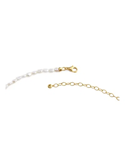Monica Vinader Capri Keshi Pearl Gold-plated Necklace