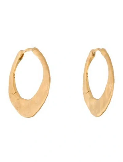Pre-owned Monica Vinader Capri Medium Hoop Earrings In Multi