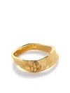 Monica Vinader Gold Capri Stacking Ring In Gold
