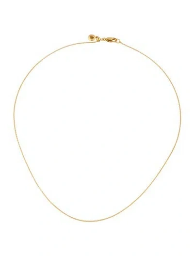 Pre-owned Monica Vinader Chain Necklace, 17" In Multicolor