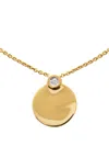 Monica Vinader Circular-pendant Chain Necklace In Gold