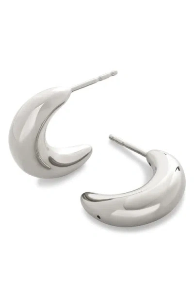 Monica Vinader Crescent Moon Hoop Earrings