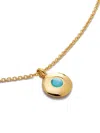 Monica Vinader December Birthstone Necklace In Gold