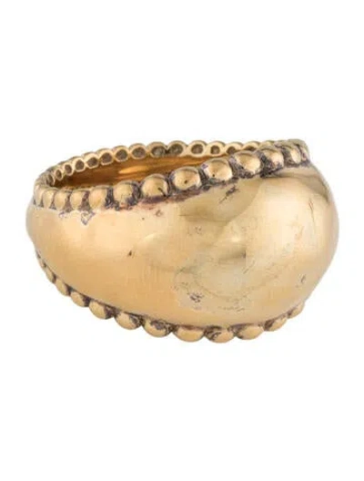 Pre-owned Monica Vinader Deia Beaded Ring In Multi