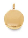 Monica Vinader Gold Vermeil Deia Round Locket Pendant In Gold