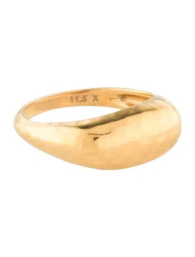 Pre-owned Monica Vinader Deia Domed Band In Multi