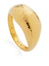 Monica Vinader Deia Domed Ring In Gold