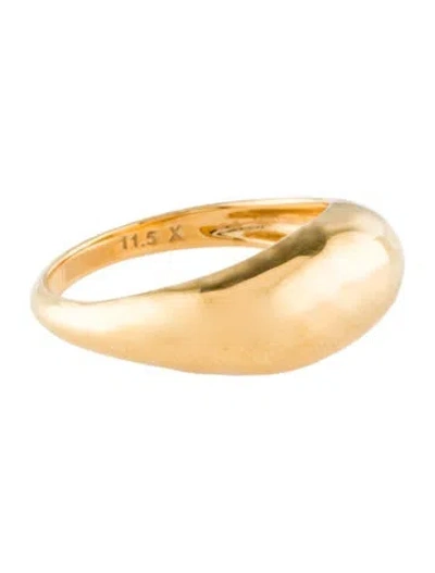 Pre-owned Monica Vinader Deia Domed Ring In Multi