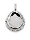Monica Vinader Deia Locket Pendant In Silver
