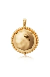 Monica Vinader Deia Locket Pendant In Yellow Gold