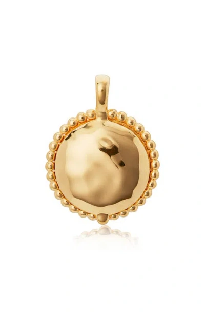 Monica Vinader Deia Locket Pendant In Yellow Gold