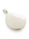 Monica Vinader Sterling Silver Deia Pebble Locket In Silver