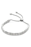 Monica Vinader Sterling Silver Delphi Friendship Bracelet In Metallic