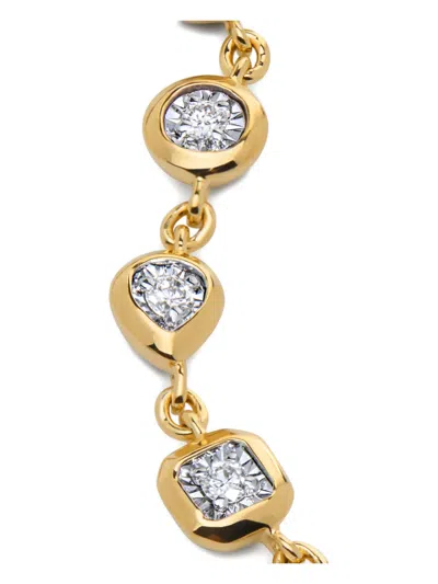 Monica Vinader Diamond-embellishment Necklace In Multi