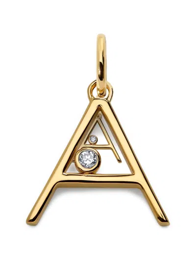 Monica Vinader Anhänger Mit Diamant In Gold