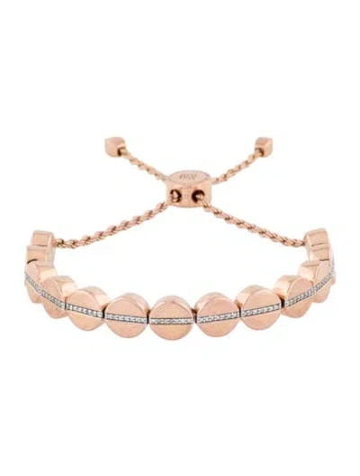 Pre-owned Monica Vinader Diamond Multi Bead Chain Bracelet, 8.75"