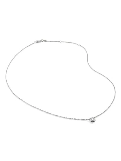 MONICA VINADER DIAMOND SOLITAIRE NECKLACE