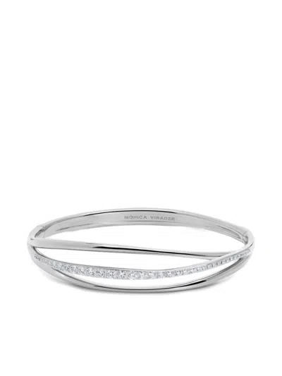 MONICA VINADER DIAMOND WRAP BANGLE BRACELET