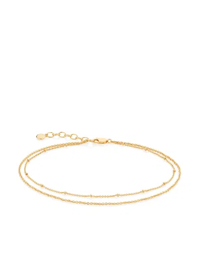 MONICA VINADER DOUBLE-CHAIN ADJUSTABLE ANKLET