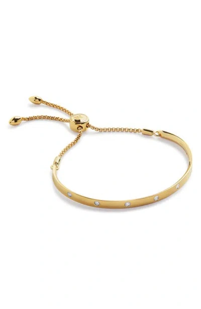 MONICA VINADER MONICA VINADER ENGRAVABLE FIJI DIAMOND SLIDER BRACELET