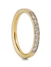 Monica Vinader Essential Diamond Ring In Gold