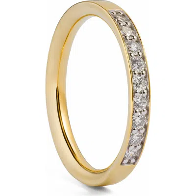 Monica Vinader Essential Lab Grown Diamond Pavé Stacking Ring In Gold