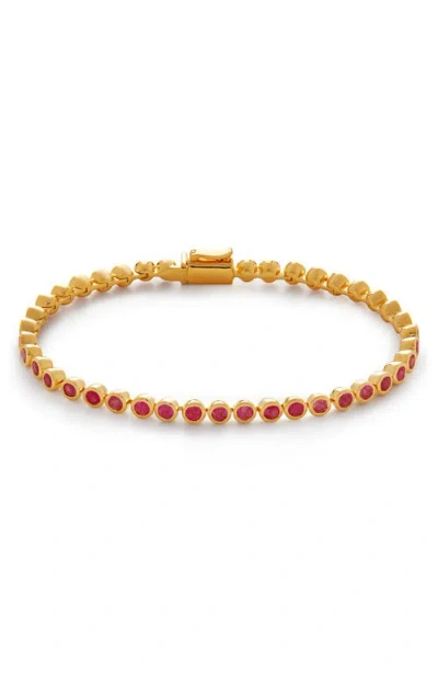 Monica Vinader Essential Stone Tennis Bracelet In Multi