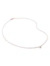 Monica Vinader Essentials Necklace In Pink
