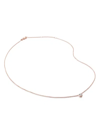 Monica Vinader Essentials Necklace In Pink