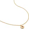 Monica Vinader Womens Yellow Gold February Birthstone 18ct Yellow Gold-plated Vermeil Sterling-silve In 18k Gold Vermeil/february