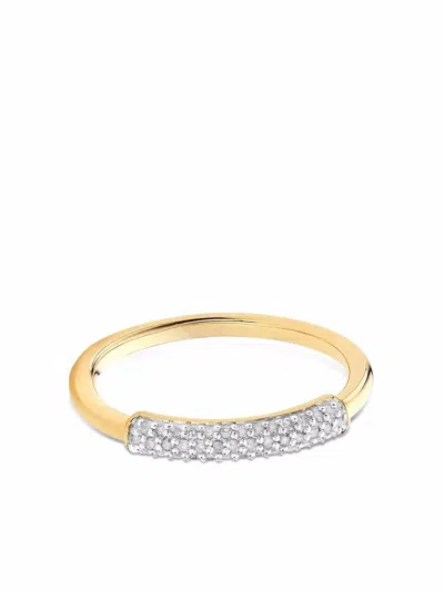 Monica Vinader Fiji Bar Stacking Ring In Gold