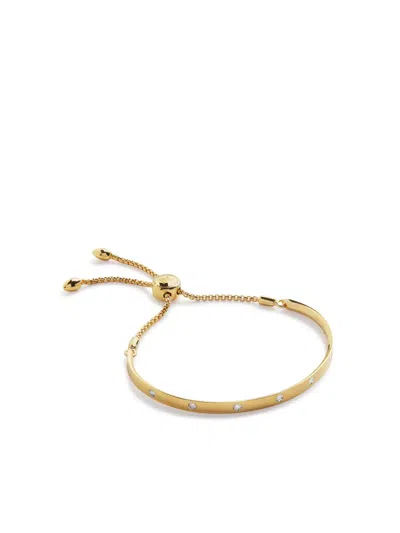 Monica Vinader Gold Fiji Diamond Friendship Bracelet Lab Grown Diamond In 18k Gold Vermeil