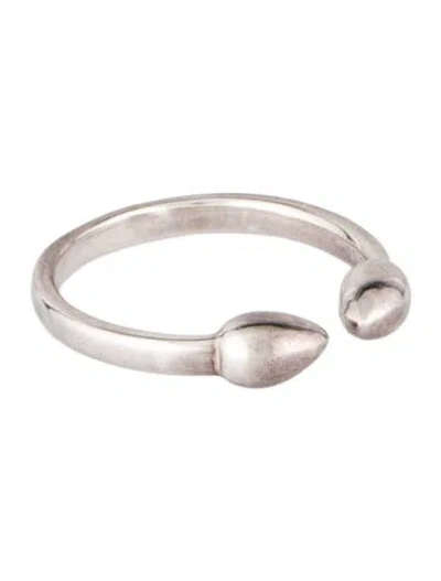 Pre-owned Monica Vinader Fiji Bud Stacking Ring In Multicolor